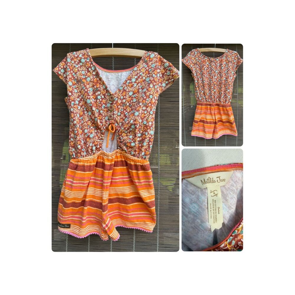 MATILDA JANE Ditsy Floral Romper - 4T
